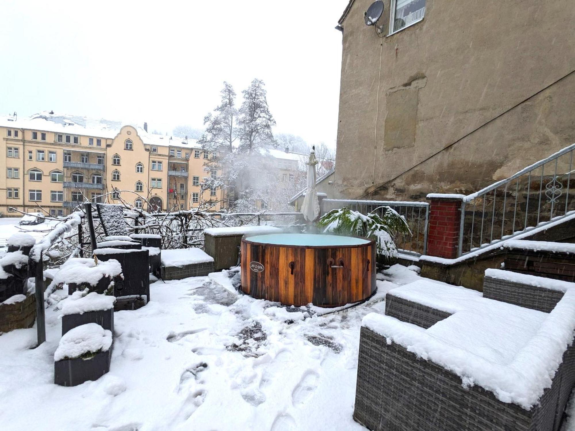 Zi1 - Urlaubsmagie - Erholung Mit Whirlpool & Sauna Sebnitz Luaran gambar