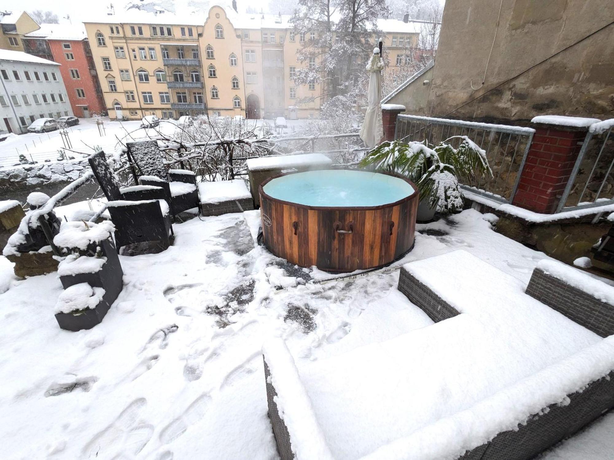 Zi1 - Urlaubsmagie - Erholung Mit Whirlpool & Sauna Sebnitz Luaran gambar