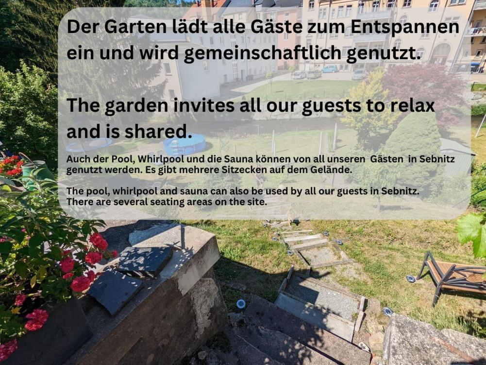 Zi1 - Urlaubsmagie - Erholung Mit Whirlpool & Sauna Sebnitz Luaran gambar