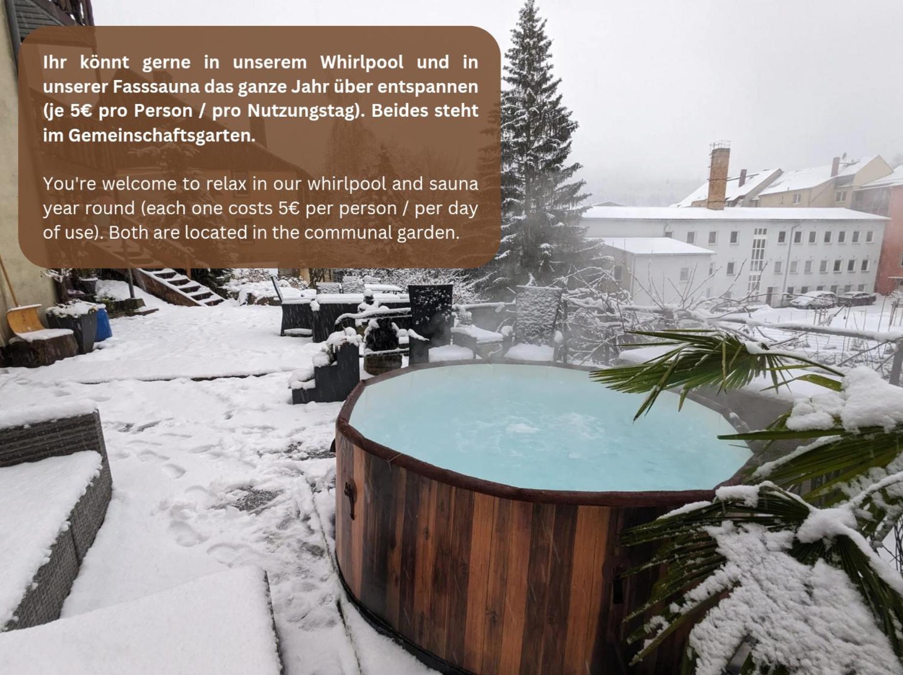 Zi1 - Urlaubsmagie - Erholung Mit Whirlpool & Sauna Sebnitz Luaran gambar